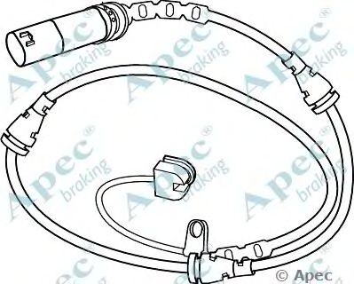 APEC BRAKING wir5265 -  Указатель износа, накладка тормозной колодки